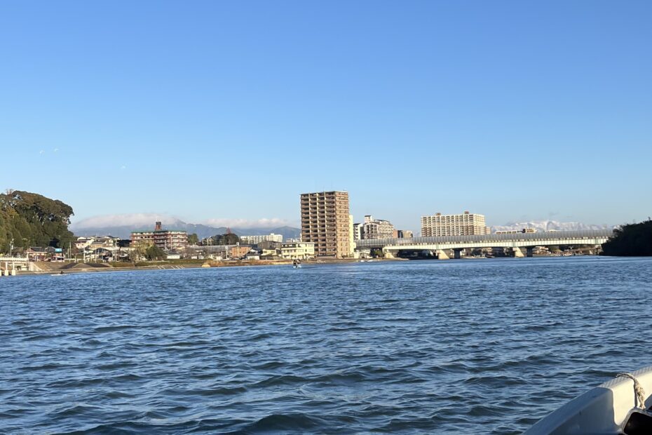 瀬田川から見る雪景色。これだけは生涯忘れないと思う。