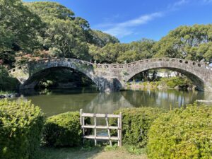 長崎。 諫早の眼鏡橋。