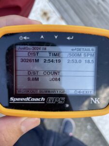 初めてシングルで30キロ漕いだ。何よりも手が痛かった。