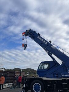 重機も使います