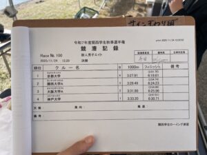 レースNo.100で終わるの奇跡だとおもう。